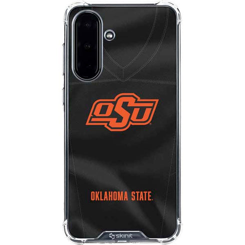 Oklahoma State University Black Jersey Galaxy A36 5G Clear Case
