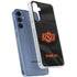 Oklahoma State University Black Jersey Galaxy A55 5G Clear Case