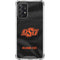 Oklahoma State University Black Jersey Galaxy A72 5G Clear Case