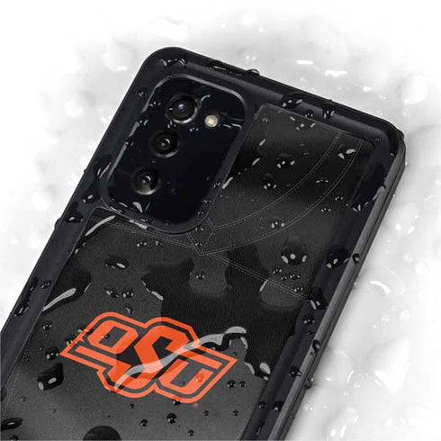Oklahoma State University Black Jersey Galaxy Note20 5G Waterproof Case
