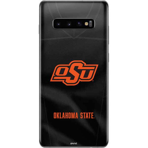 Oklahoma State University Black Jersey Galaxy S10 Plus Skin