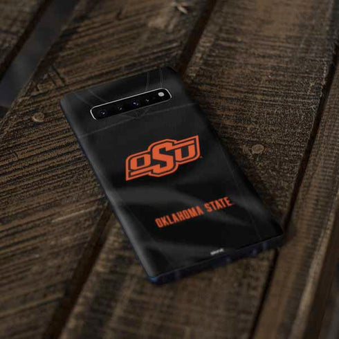 Oklahoma State University Black Jersey Galaxy S10 Plus Skin