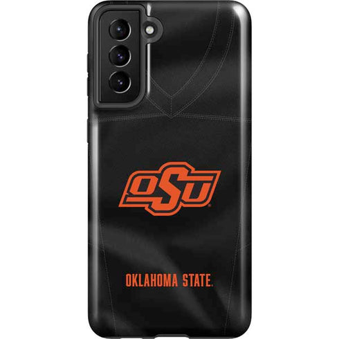 Oklahoma State University Black Jersey Galaxy S21 FE Pro Case