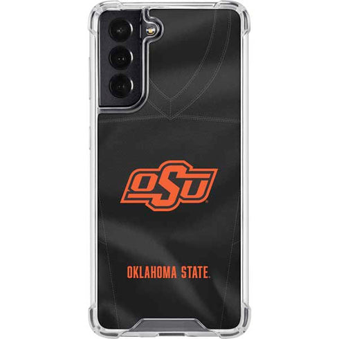 Oklahoma State University Black Jersey Galaxy S22 Clear Case