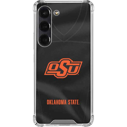 Oklahoma State University Black Jersey Galaxy S23 Clear Case