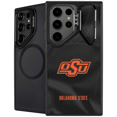 Oklahoma State University Black Jersey Galaxy S24 Ultra Kickstand Case