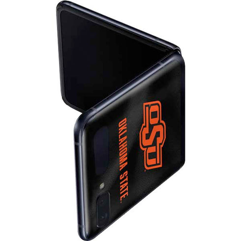 Oklahoma State University Black Jersey Galaxy Z Flip Skin