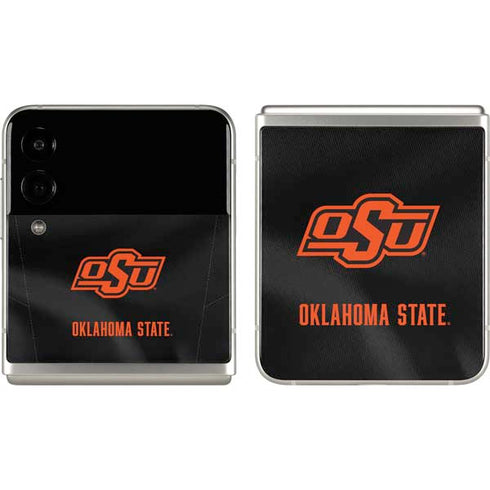 Oklahoma State University Black Jersey Galaxy Z Flip3 5G Skin