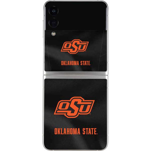 Oklahoma State University Black Jersey Galaxy Z Flip3 5G Skin