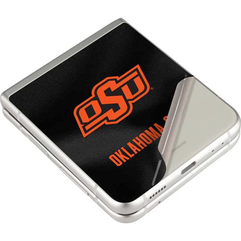Oklahoma State University Black Jersey Galaxy Z Flip3 5G Skin