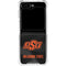 Oklahoma State University Black Jersey Galaxy Z Flip5 5G Clear Case