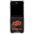 Oklahoma State University Black Jersey Galaxy Z Flip5 5G Clear Case