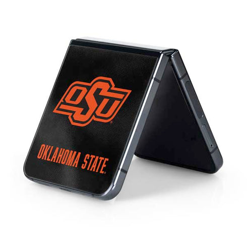 Oklahoma State University Black Jersey Galaxy Z Flip5 5G Skin