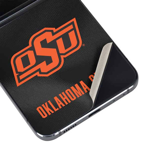 Oklahoma State University Black Jersey Galaxy Z Flip5 5G Skin