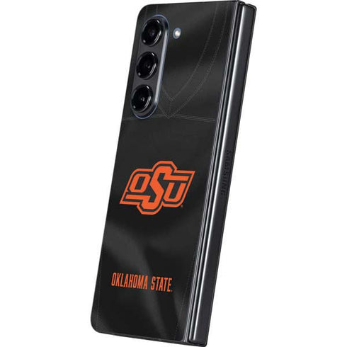 Oklahoma State University Black Jersey Galaxy Z Fold5 5G Skin
