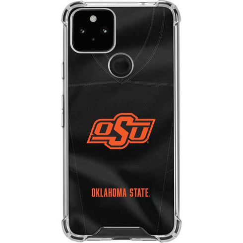 Oklahoma State University Black Jersey Google Pixel 5 Clear Case