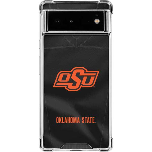 Oklahoma State University Black Jersey Google Pixel 6 Clear Case