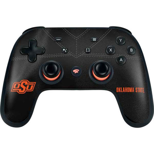 Oklahoma State University Black Jersey Google Stadia Controller Skin