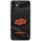 Oklahoma State University Black Jersey iPhone 11 Clear Case