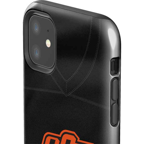 Oklahoma State University Black Jersey iPhone 11 Impact Case