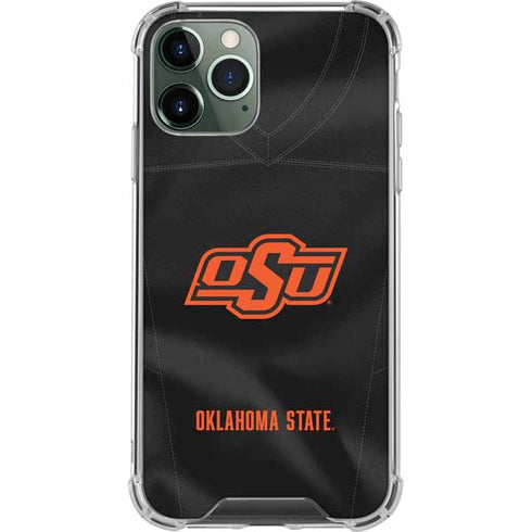 Oklahoma State University Black Jersey iPhone 11 Pro Max Clear Case