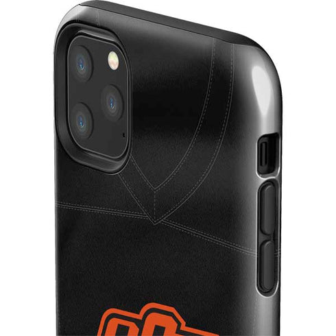Oklahoma State University Black Jersey iPhone 11 Pro Max Impact Case