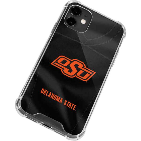 Oklahoma State University Black Jersey iPhone 12 Clear Case