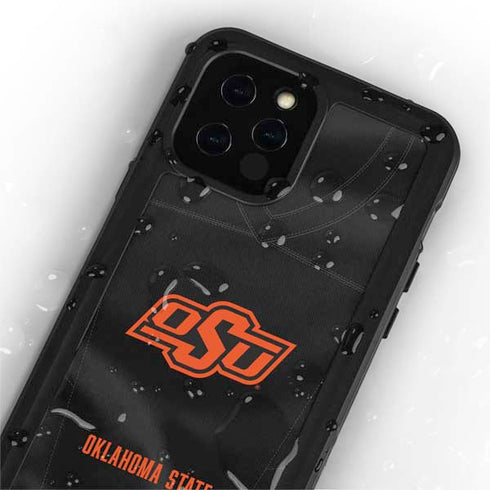 Oklahoma State University Black Jersey iPhone 12 Pro Waterproof Case