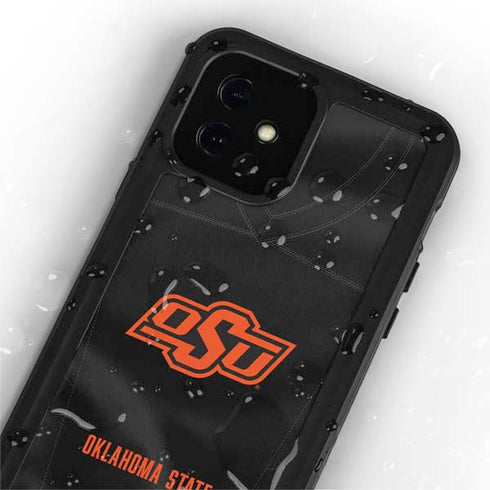 Oklahoma State University Black Jersey iPhone 12 Waterproof Case
