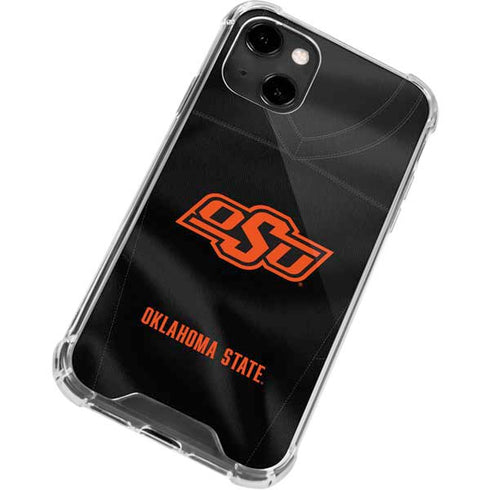 Oklahoma State University Black Jersey iPhone 13 Clear Case