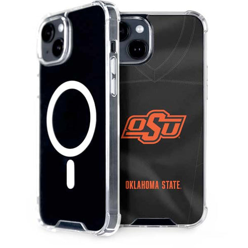Oklahoma State University Black Jersey iPhone 13 MagSafe Case