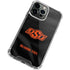 Oklahoma State University Black Jersey iPhone 13 Pro Max Clear Case