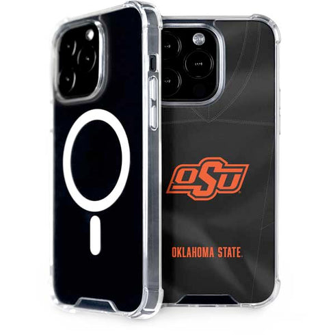 Oklahoma State University Black Jersey iPhone 13 Pro Max MagSafe Case