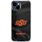 Oklahoma State University Black Jersey iPhone 14 Plus Clear Case