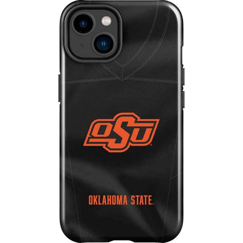 Oklahoma State University Black Jersey iPhone 14 Plus Impact Case