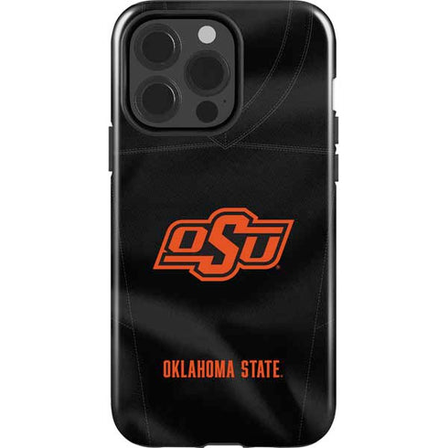 Oklahoma State University Black Jersey iPhone 14 Pro Impact Case