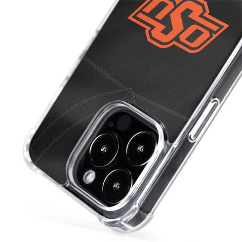 Oklahoma State University Black Jersey iPhone 14 Pro MagSafe Case