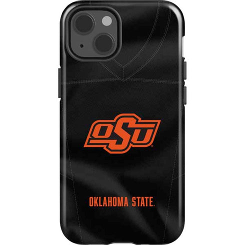 Oklahoma State University Black Jersey iPhone 15 Plus Impact Case