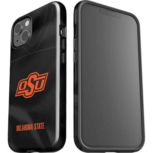 Oklahoma State University Black Jersey iPhone 15 Plus Impact Case