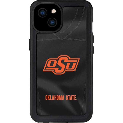 Oklahoma State University Black Jersey iPhone 15 Plus Waterproof Case