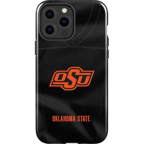 Oklahoma State University Black Jersey iPhone 15 Pro Max Impact Case
