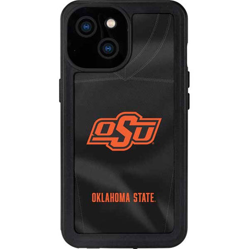 Oklahoma State University Black Jersey iPhone 15 Waterproof Case
