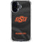 Oklahoma State University Black Jersey iPhone 16 Clear Case