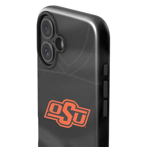 Oklahoma State University Black Jersey iPhone 16 Impact Case