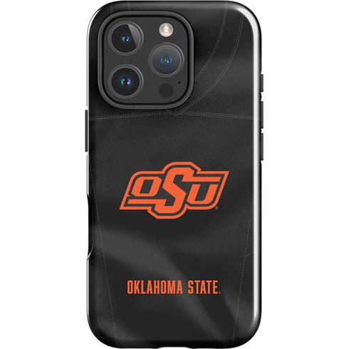 Oklahoma State University Black Jersey iPhone 16 Pro Impact Case