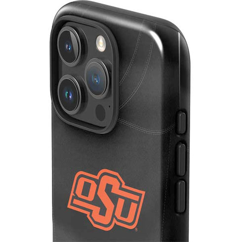 Oklahoma State University Black Jersey iPhone 16 Pro Impact Case