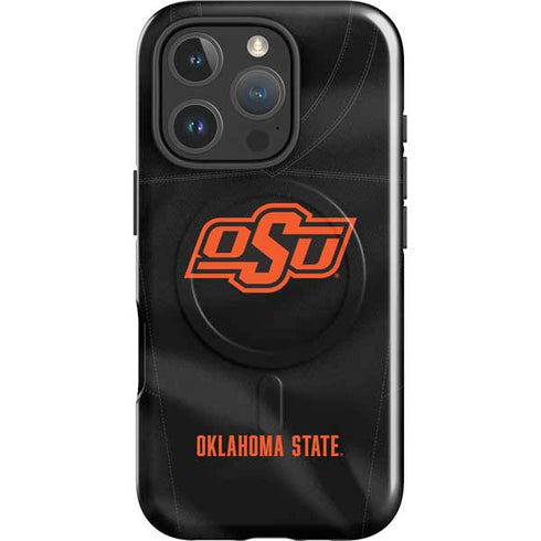 Oklahoma State University Black Jersey iPhone 16 Pro Magsafe Impact Case