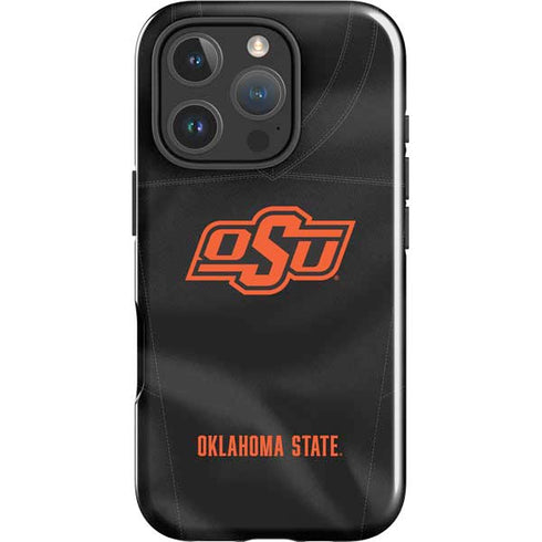 Oklahoma State University Black Jersey iPhone 16 Pro Max Impact Case