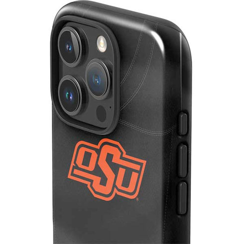 Oklahoma State University Black Jersey iPhone 16 Pro Max Impact Case