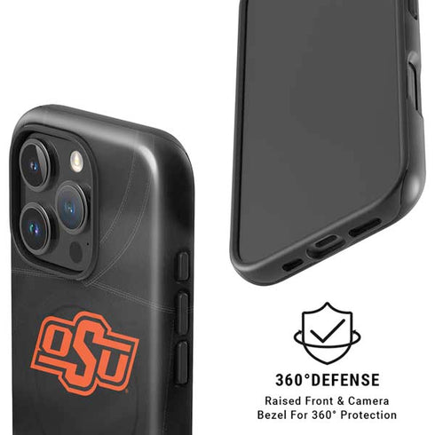 Oklahoma State University Black Jersey iPhone 16 Pro Max Magsafe Impact Case